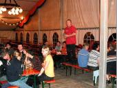 Wie jedes Jahr wurde vom Sch&uuml;tzenmeister eine Ansprache zum Bergfest gehalten. Dieses Jahr war der organisatorische Ablauf umfangreicher, da der Festabend mit den geladenen G&auml;sten und Vereinen etwas besonderes waren.&nbsp;&nbsp;