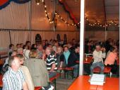 Nach getaner Arbeit feiern die Grenzlandsch&uuml;tzen gerne miteinander. Die ganze Woche &uuml;ber wurden die Vorbereitungen f&uuml;r das Fest getroffen. Bei der Bierprobe waren alle da und feierten oder trafen die letzten Absprachen.&nbsp;  