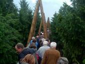 Das nächste Ziel war der Baumkronenweg in Kopfing. Rund 1 km lang kann man auf Höhe der Baumkronen oder auch darüber den Wald bewundern.  