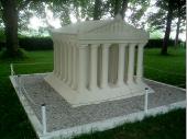 Der Tempel der Artemis steht in der schönen Burganlage in Schärding. Von dort aus hat man auch einen schönen Blick auf den Inn und die bayerische Seite.  