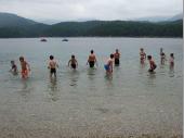 Der Eibsee lädt zum Baden ein - diese Gelegenheit wurde von unseren "Wasserratten" gerne wahrgenommen. 