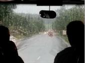 Kaum im Bus kam es dann richtig heftig. Dennoch sind wir wieder einmal Petrus dankbar, dass er uns einen sch&ouml;nen Tag am Schliersee geg&ouml;nnt hat und den Regen solange zur&uuml;ck gehalten hat. 