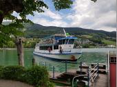 Am Mondsee hatten die Grenzlandsch&uuml;tzen dann unterschiedliche M&ouml;glichkeiten, sich den Nachmittag sch&ouml;n zu machen. Eine davon war eine Rundfahrt auf dem Mondsee mit einem Schiff, auf dem man bei einer Tasse Kaffee die Landschaft in Ruhe bewundern konnte. 