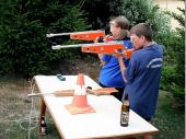 Das Kinderprogramm ist ein fester Bestandteil des Bergfestes. Hier werden immer wieder neue Angebote gemacht. Beim Bergfest 2013 kamen die neuen vereinseigenen Lichtgewehre zum Einsatz. Dieses Angebot wurde gut angenommen und wird in den n&auml;chsten Jahren wieder ins Kinderprogramm aufgenommen werden. 