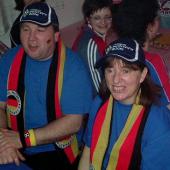 Unser Schützenmeister nebst Gattin im Partnerlook.