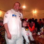 Unsere Wirtsleute mit Sponsoren.  