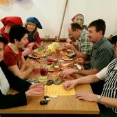 Für das leibliche Wohl wurde im Gasthaus Kronseder sehr gut gesorgt. Für die Stimmung sorgten wir dann selbst. 