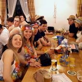 Das Feeling von Strand und Urlaub sorgte f&uuml;r gl&auml;nzende Stimmung bei den Grenzlandsch&uuml;tzen. Ein bisschen Hawaii und ein bisschen Sonne im Februar heben die Laune durchaus. 