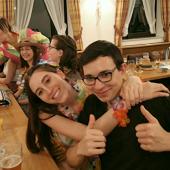 Die Geschwister Seisenberger hatten offensichtlich jede Menge Spa&szlig; in Wambach. 