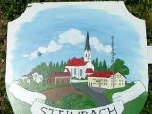 Dieses Jahr hat uns Vroni Angermeier wieder eine neue Tafel gemalt. Was soll man dazu sagen - sch&ouml;n ist sie geworden - sehr sch&ouml;n.&nbsp;