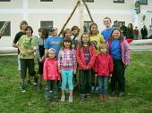 Hier ein Gruppenbild unserer fleißigen Maibaum-Aufsteller.   