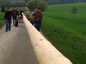 Auf nach Steinbach um den Baum fertig vorzubereiten. (Foto: Lisa)