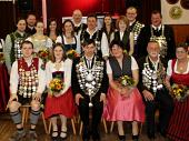 ... und Markus die Dritte. Er wollte auch 2016 die Kette nicht abgeben und hat sie durch einen ausgezeichneten K&ouml;nigsschuss verteidigen k&ouml;nnen. Markus und Tanja haben uns traditionell auf dem Sch&uuml;tzenball der Altsch&uuml;tzen in Baierbach vertreten. Ein schneidiges Paar muss man voller Neid gestehen. 
