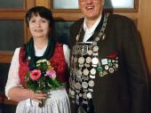 Sch&uuml;tzenk&ouml;nig Ludwig Maier konnte zum weiten Mal die K&ouml;nigsw&uuml;rde der Grenzlandsch&uuml;tzen erringen. Selbstverst&auml;ndlich repr&auml;sentierte er mit seiner Sch&uuml;tzenliesl Anna die Stoabecka auf dem Altsch&uuml;tzenball. 