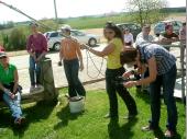 2008 begleitete Andrea den Verein ein Jahr lang mit der Kamera. Auch wenn dies Teil ihrer Abschlu&szlig;-Arbeit war, so entstand daraus ein sch&ouml;nes Video &uuml;ber die Grenzlandsch&uuml;tzen. 
