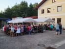 Bereits am Nachmittag war der Parkplatz vor dem Gasthaus Nitzl sehr gut gefüllt.