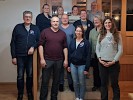 Hier die neugewählte Vorstandschaft der Grenzlandschützen. (v.l.n.r. Ludwig Maier [Sportleiter], Lisa Nagl [Schriftführerin], Martin Freudenreich [1. Schützenmeister], Christin Sachs [Beisitzerin], Bernhard Schref [Beisitzer], Vanessa Limmer [VÜL], Regina Angermeier [2. Schützenmeisterin], Michaela Nagl [Waffenwart], Georg Nitzl [Beisitzer], Bürgermeisterin Luise Hausberger und Cilli Bäker [Kassiererin])