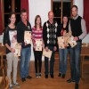 Die Champions-League wurde mit 224 Punkten von Marlene Sachs und Martin Freudenreich (rechts) gewonnen. Den 2. Platz belegten Christin Sachs und Gerhard Nöscher (mitte) mit 399 Punkten nur 5 Punkte vor Vroni Angermeier und Helmut Möglinger.