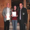 Gauschützenmeister Günter Franzl überreichte nach einer Laudatio Marlene Sachs das Protektor-Abzeichen des BSSB und Jakob Schref das Protektor-Abzeichen des DSB.