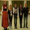 Die Grenzlandschützen stellen diese Saison die zweite und dritte Gau-Jugendkönigin. v.l.n.r. Cilli Maier (1. Gaujugendleiterin), Christin Sachs (2. Gau-Jugendkönigin), Thomas Eberl (1. Gau-Jugendkönig), Angela Nöscher (3. Gau-Jugendkönigin) und Thomas Meier (2. Gaujugendleiter)