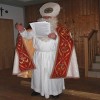 Lob und Tadel hatte der Nikolaus in Versform den Vereinsmitgliedern mitgebracht. Mit guten Wünschen und einer kleinen Geschichte rundete er seinen Besuch ab.
